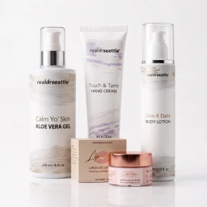 Body Moisturizer & Lip Care Set for Men & Women