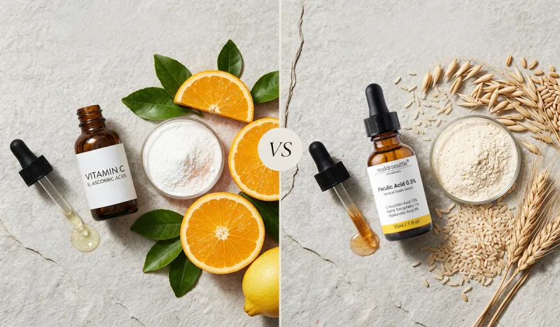 Ferulic Acid vs Vitamin C: Benefits, Differences & Uses